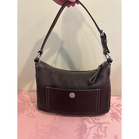 Vintage Coach Chelsea Brown Pebble Leather Shoulder Bag, excellent condition - Picture 1 of 8